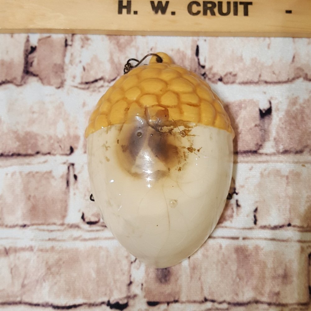 Yankee Candle Co. Burner Hanging Tart Rustic Bear Racoon Acorn Lodge - Picture 9 of 16